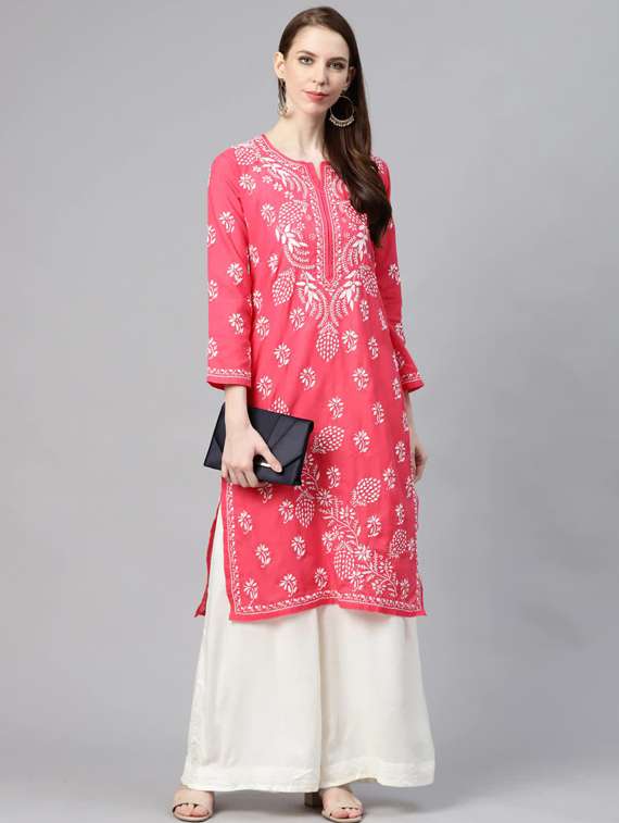women's straight kurta - 17347677 -  Standard Image - 3