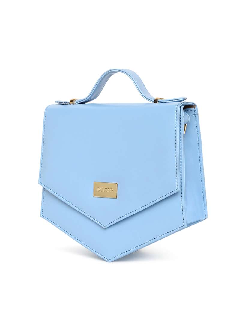 blue leatherette (pu) sling bag - 17348453 -  Standard Image - 3