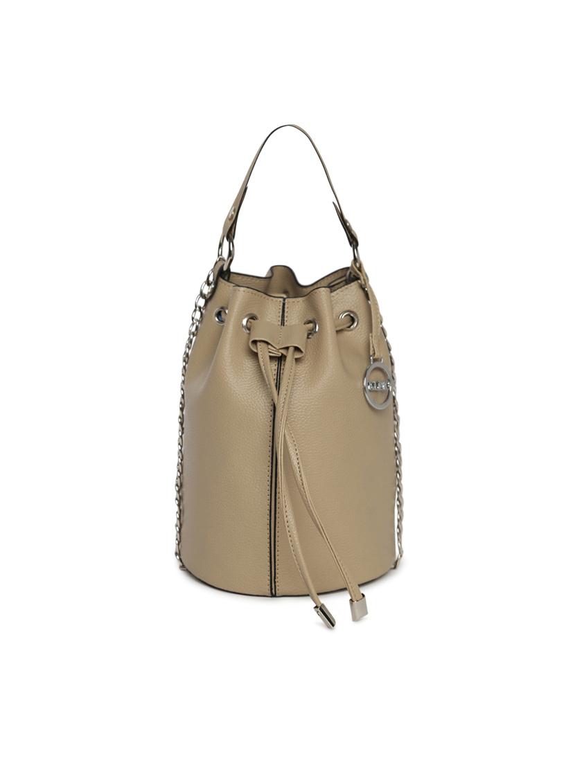 beige leatherette (pu) sling bag - 17348468 - Standard Image - 3