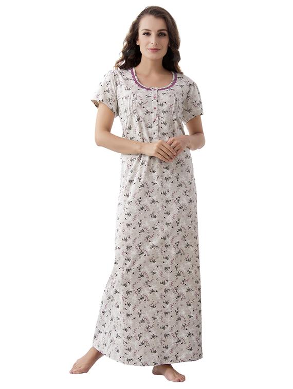 nightwear maxi gown  - 17348672 -  Zoom Image - 0