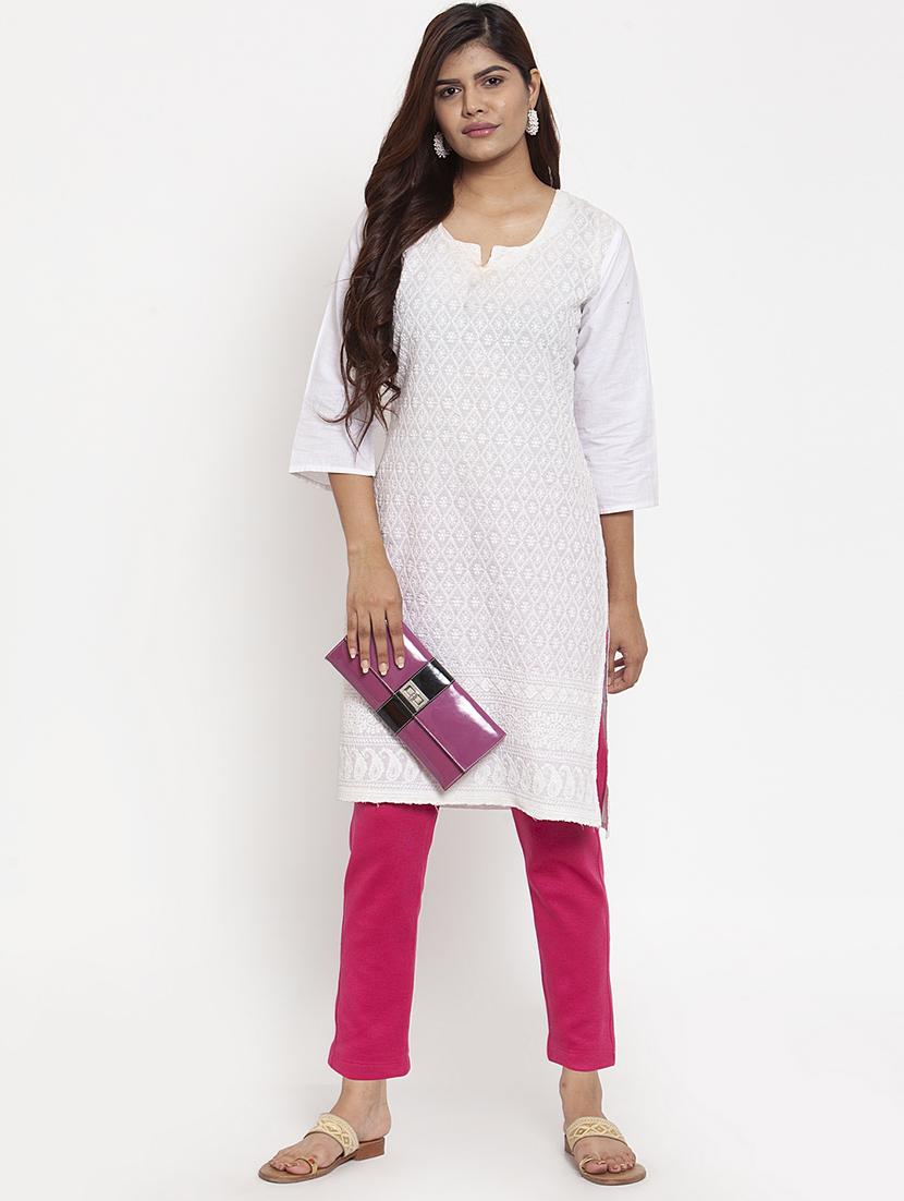 solid straight tapered pant - 17348801 - Standard Image - 3