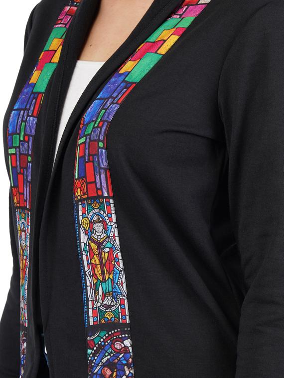contrast detail asymmetric shrug - 17351013 - Standard Image - 3
