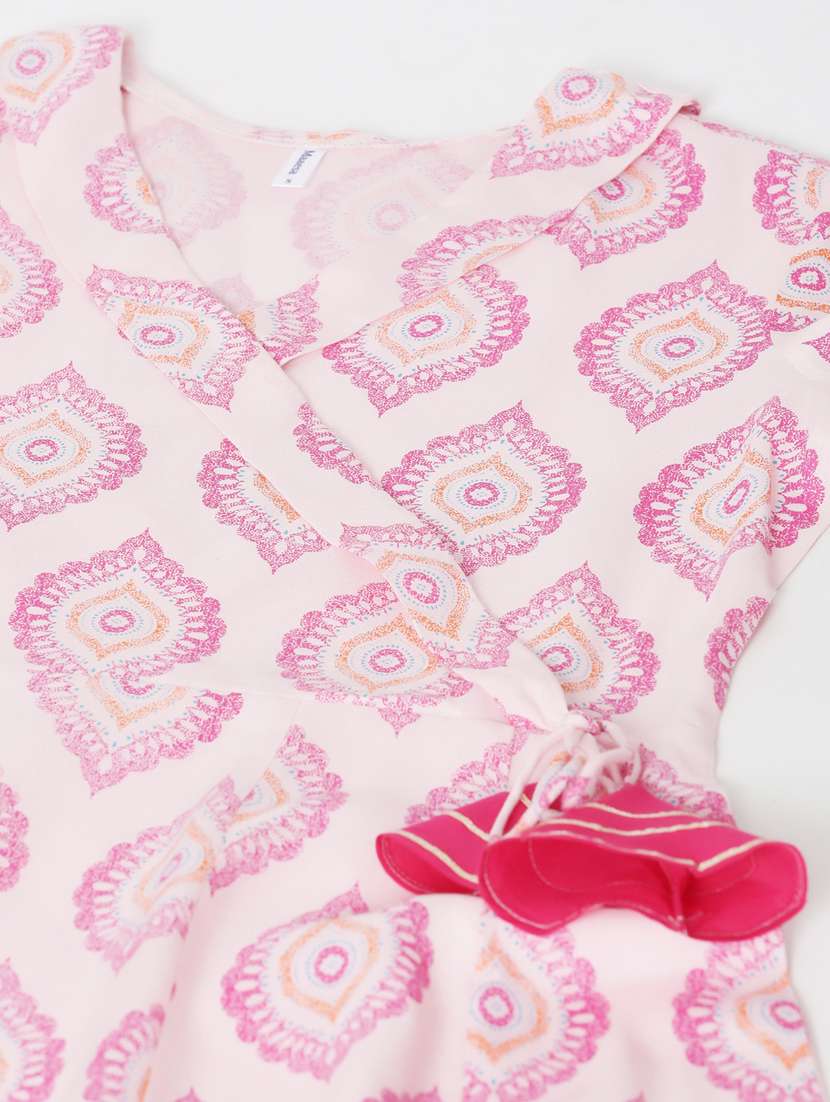 printed angrakha ethnic dress - 17351431 -  Standard Image - 3