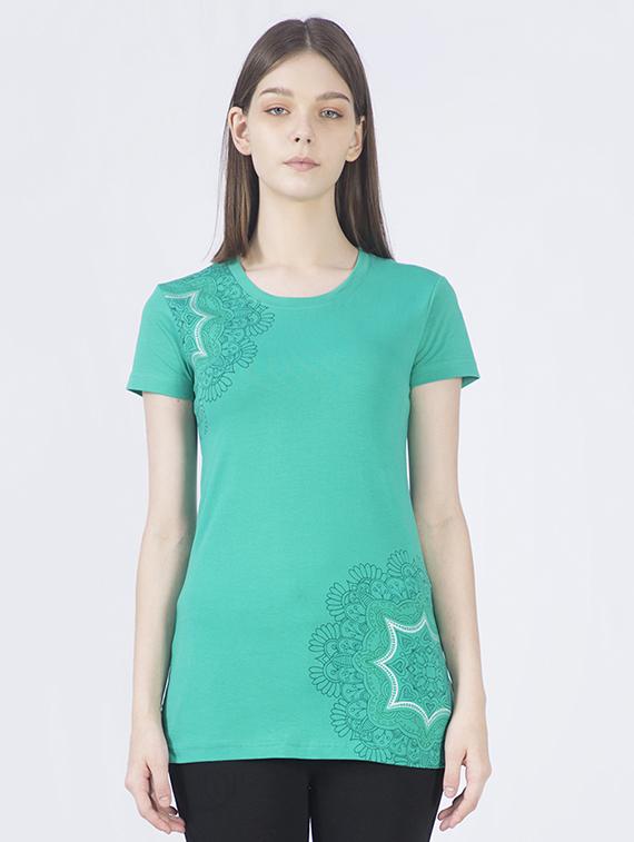 round neck graphic tee - 17351649 - Zoom Image - 0
