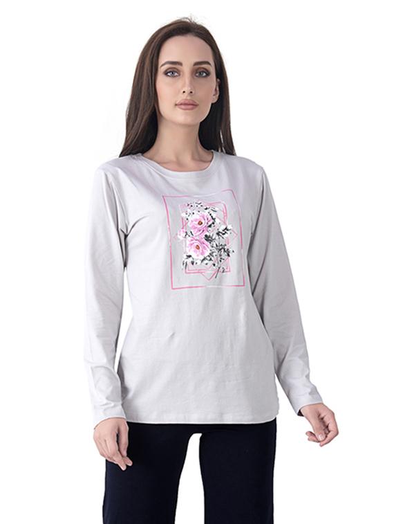 round neck graphic tee - 17351658 -  Zoom Image - 0