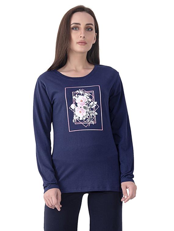 round neck graphic tee - 17351659 -  Zoom Image - 0