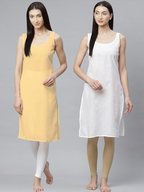 ada set of 2 fawn & white camisole - 17352050 - Standard Image - 0
