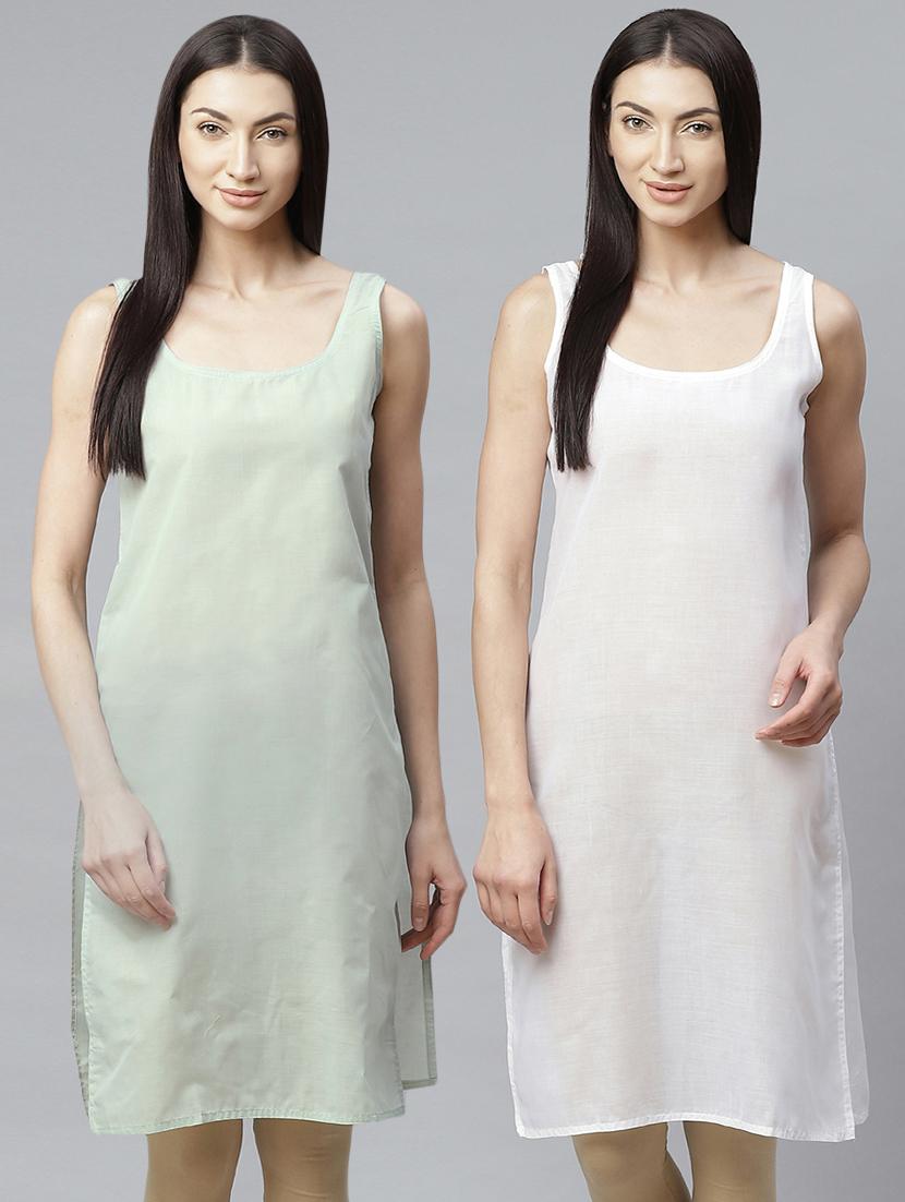 ada set of 2 grey & white camisole - 17352052 - Zoom Image - 0