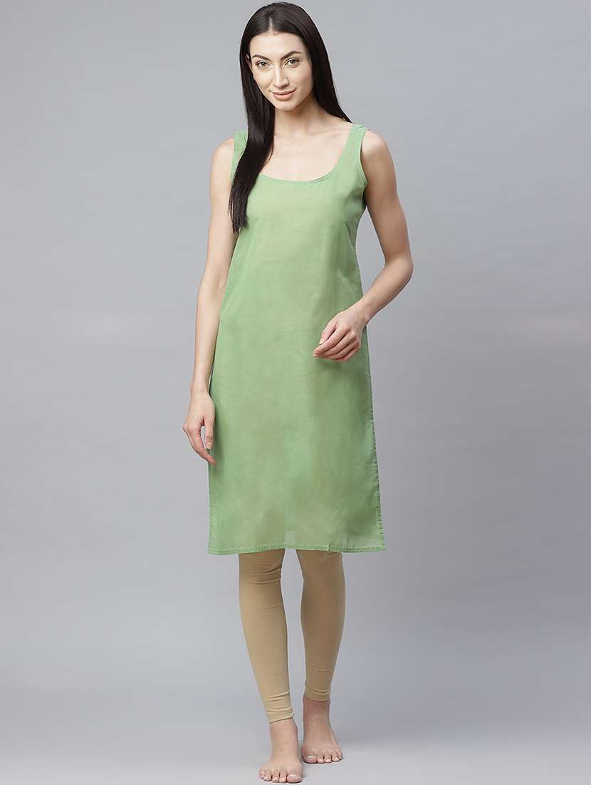 ada set of 2 dark green & white camisole - 17352061 - Standard Image - 5
