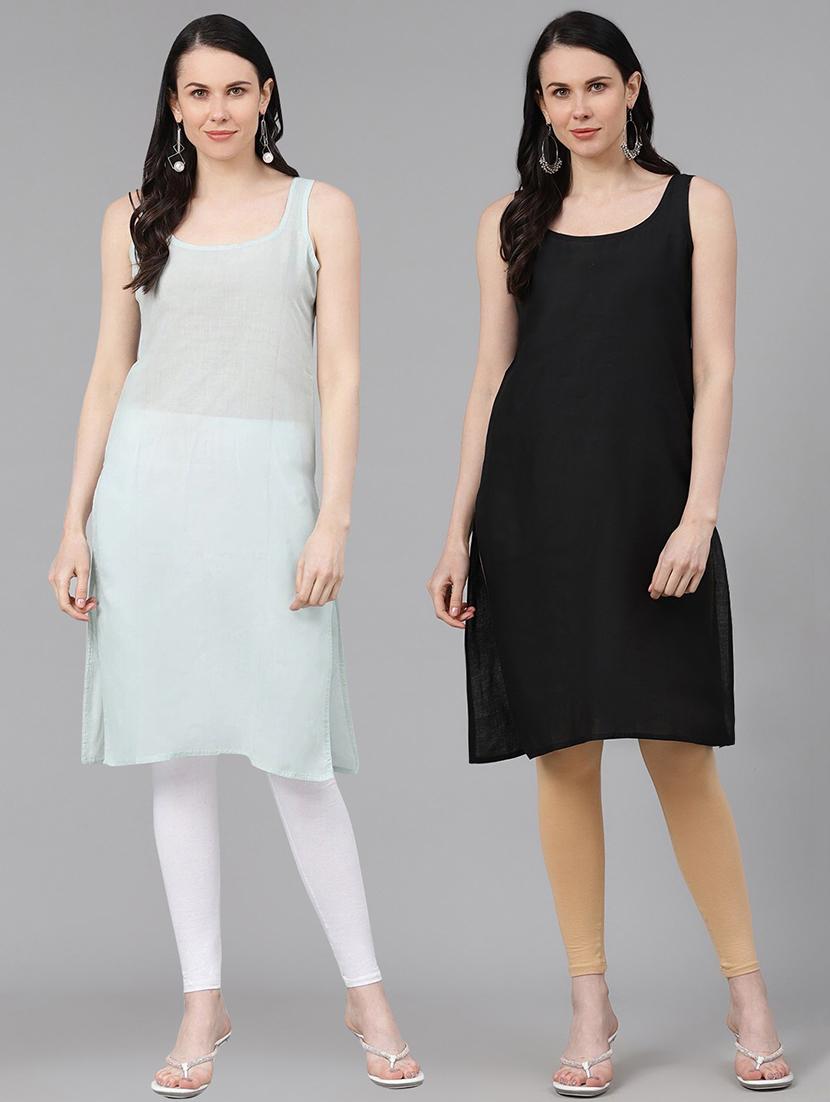 ada set of 2 grey & black camisole - 17353142 - Zoom Image - 0