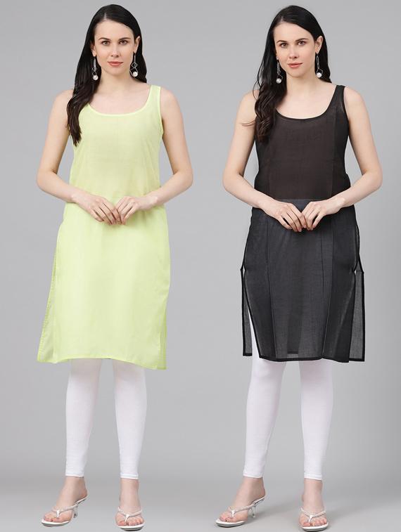 ada set of 2 lemon & black camisole - 17353143 - Zoom Image - 0