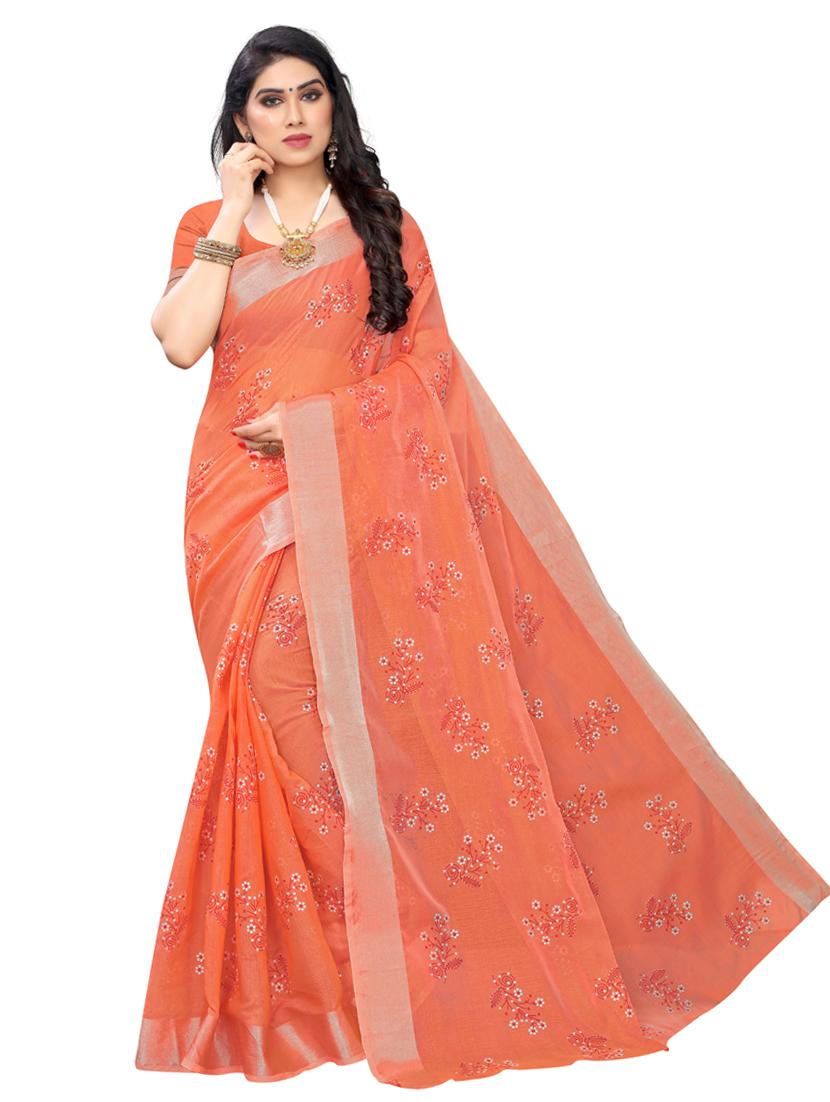 floral printed saree - 17354687 -  Zoom Image - 0