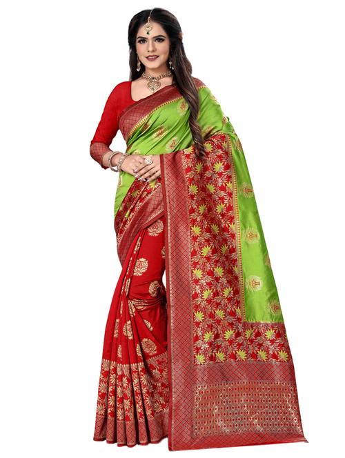 half & half banarasi saree - 17354753 -  Standard Image - 0