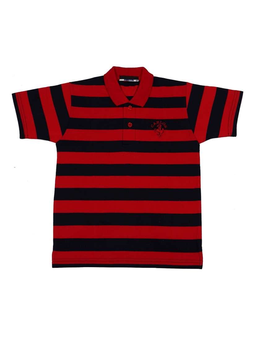 boys pack of 2 striped t-shirt  - 17356942 -  Standard Image - 3