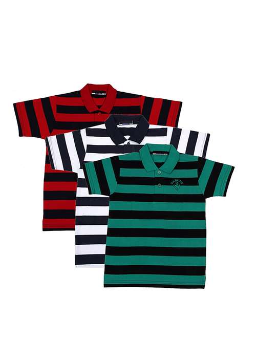 pack of 3 multi colored cotton t-shirt - 17357012 -  Standard Image - 0