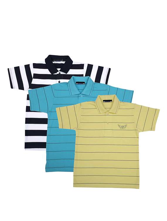 pack of 3 multi colored cotton t-shirt