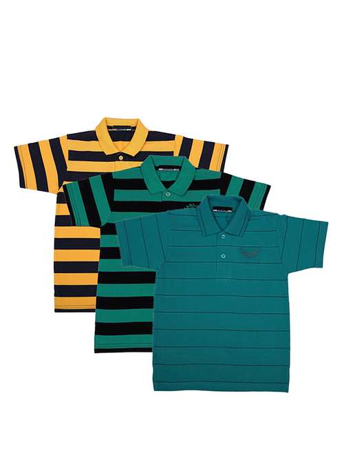 pack of 3 multi colored cotton t-shirt - 17357659 -  Standard Image - 0