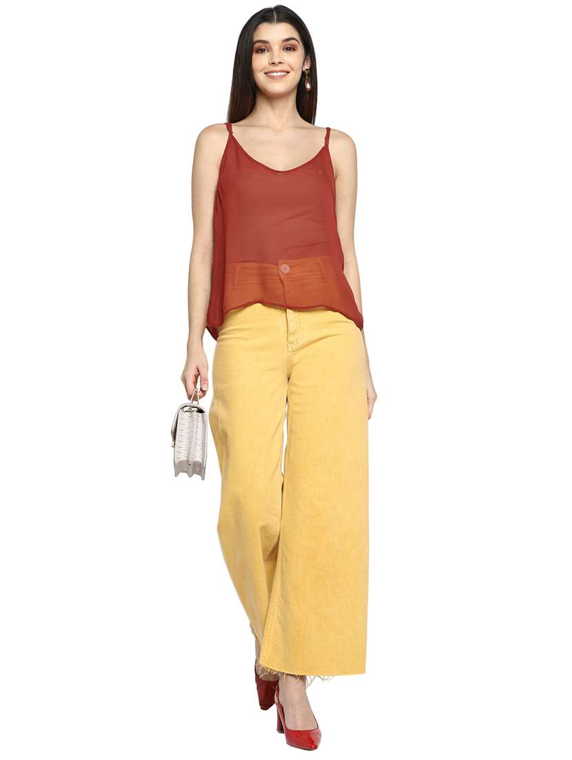 women's camisole scoop neck top - 17358169 - Standard Image - 3