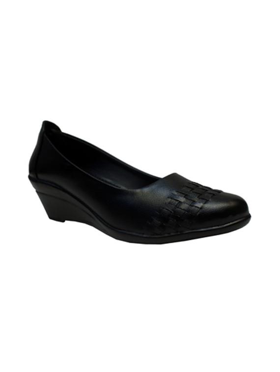 black slip on wedge - 17358656 -  Zoom Image - 0