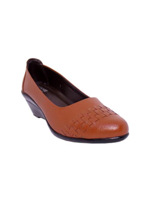 tan slip on wedge - 17358658 - Standard Image - 0