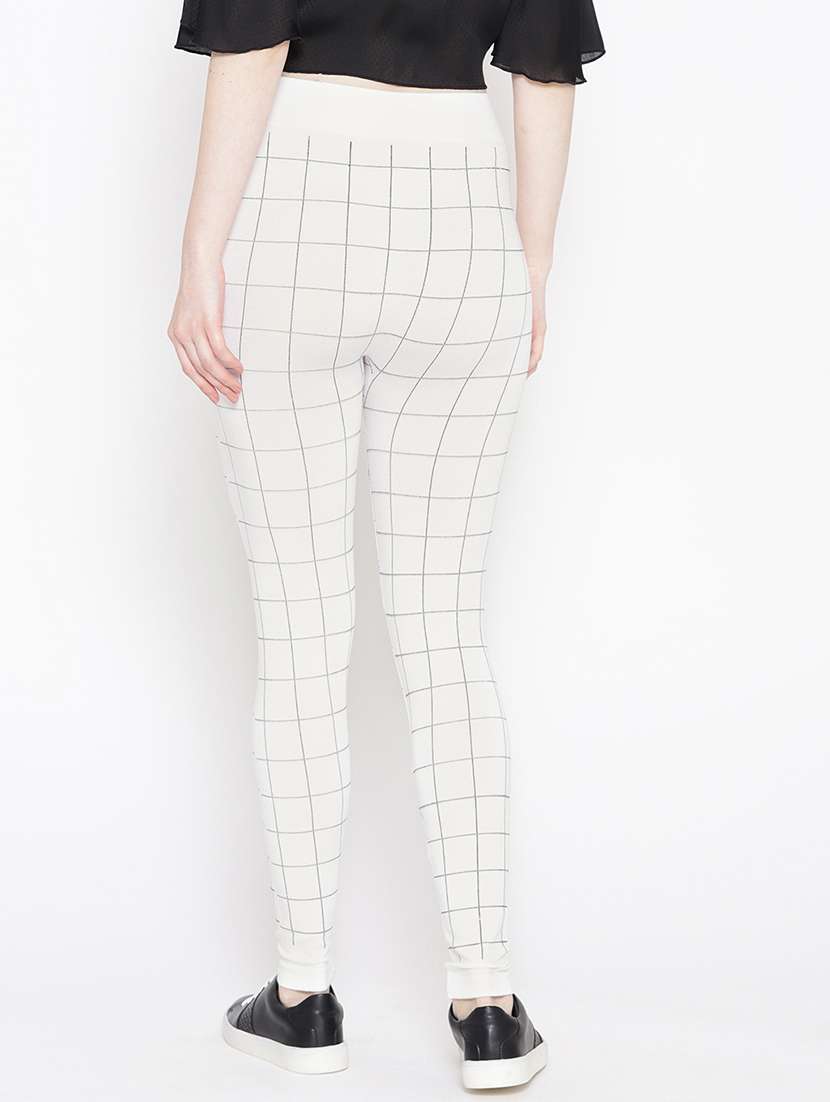high rise checkered jegging  - 17359377 -  Standard Image - 3