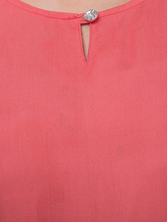 tie front solid romper - 17359518 - Standard Image - 3