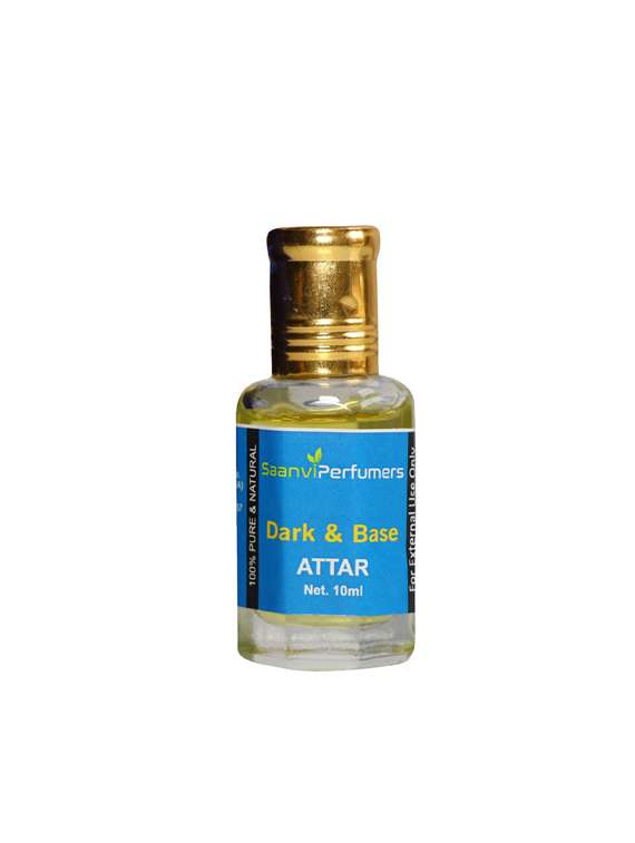 saanvi perfumers dark & base roll on attar | itra | scent | fragrance oil | for men & women 100% alcohol-free (10ml)
