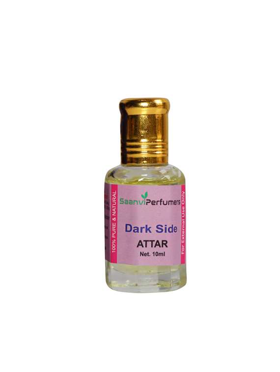 saanvi perfumers dark side roll on attar | itra | scent | fragrance oil | for men & women 100% alcohol-free (10ml)