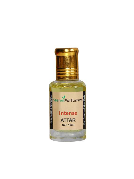 saanvi perfumers intense roll on attar | itra | scent | fragrance oil | for men & women 100% alcohol-free (10ml)