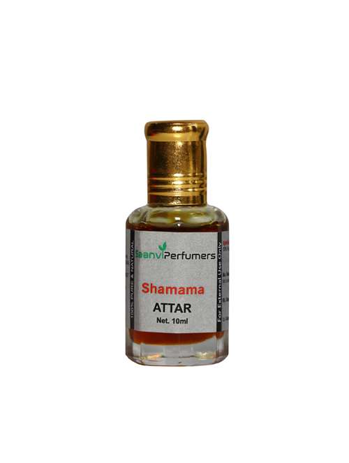 saanvi perfumers shamama roll on attar | itra | scent | fragrance oil | for men & women 100% alcohol-free (10ml) - 17360049 - Standard Image - 0
