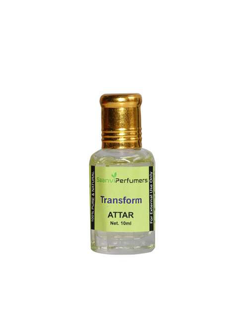 saanvi perfumers transform roll on attar | itra | scent | fragrance oil | for men & women 100% alcohol-free (10ml) - 17360052 - Standard Image - 0