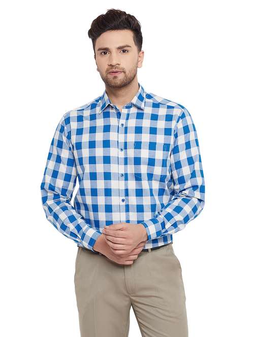 mens checks formal shirt - 17361873 -  Standard Image - 0