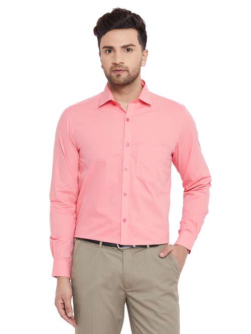 mens solids formal shirt - 17361878 -  Standard Image - 0