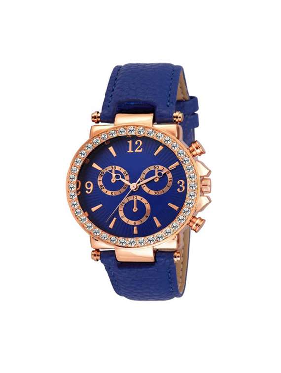 bolun lr625-blu-blu analog watch - for women