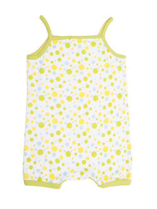 yellow cotton romper - 17362686 - Standard Image - 0