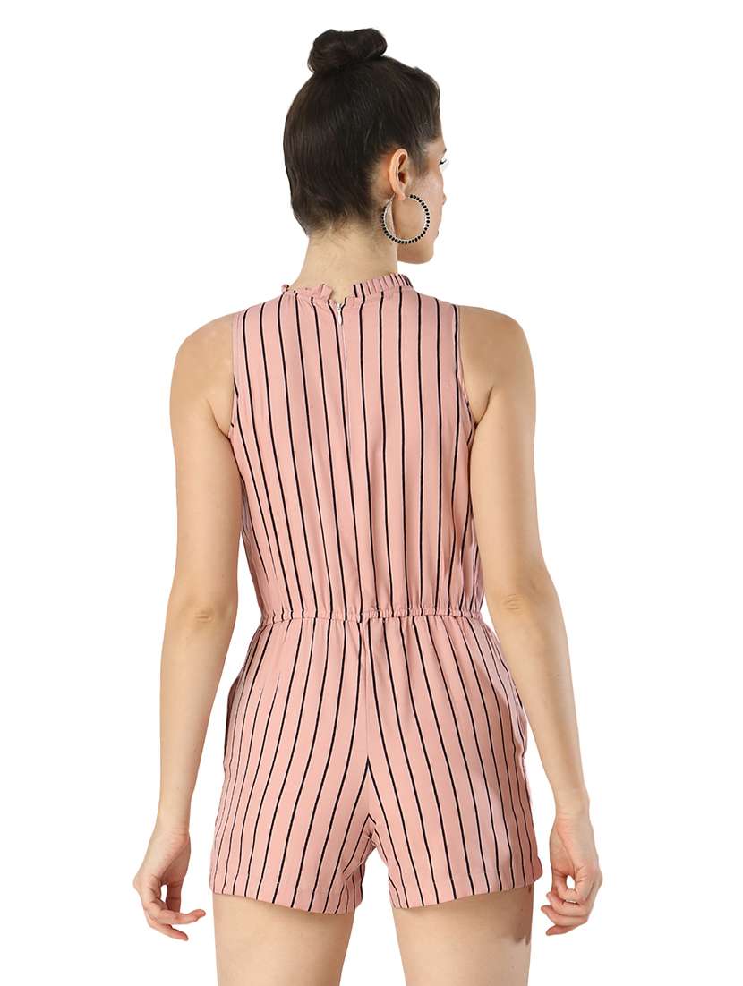 sleeveless striped romper  - 17363386 -  Standard Image - 3