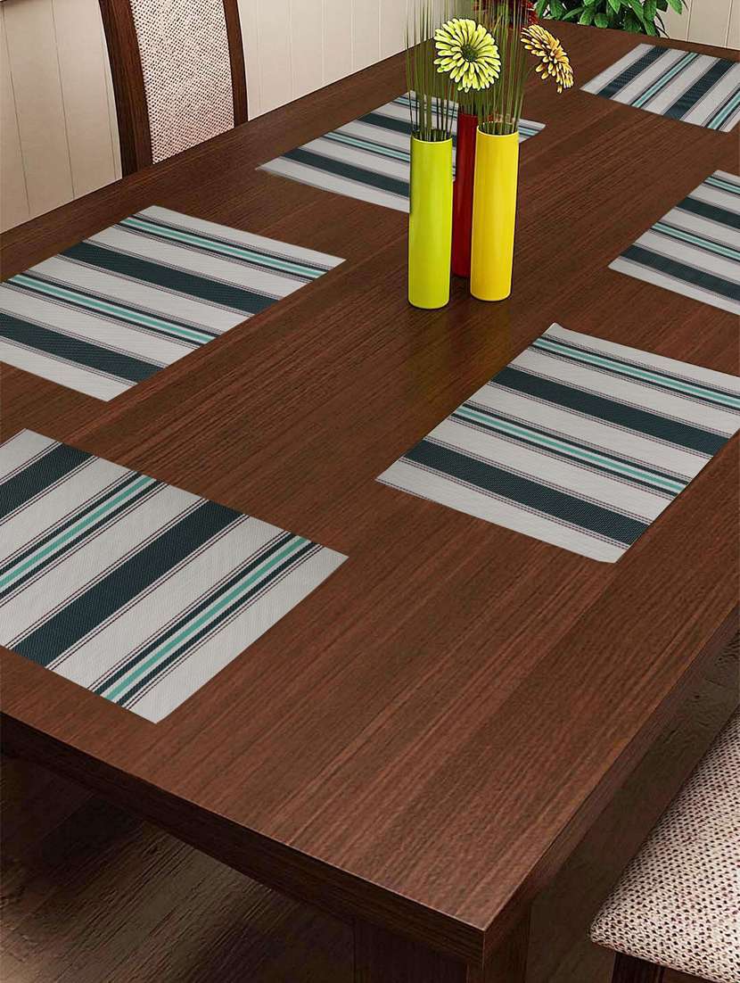 dining table mats easily washable & extra durable (set of 6 pieces)