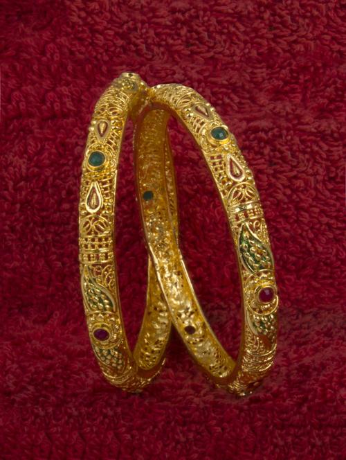 gold tone bangle - 17363581 - Standard Image - 0
