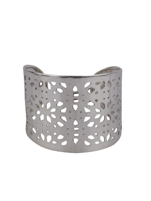 silver plated cuffs bracelet - 17363864 -  Standard Image - 0