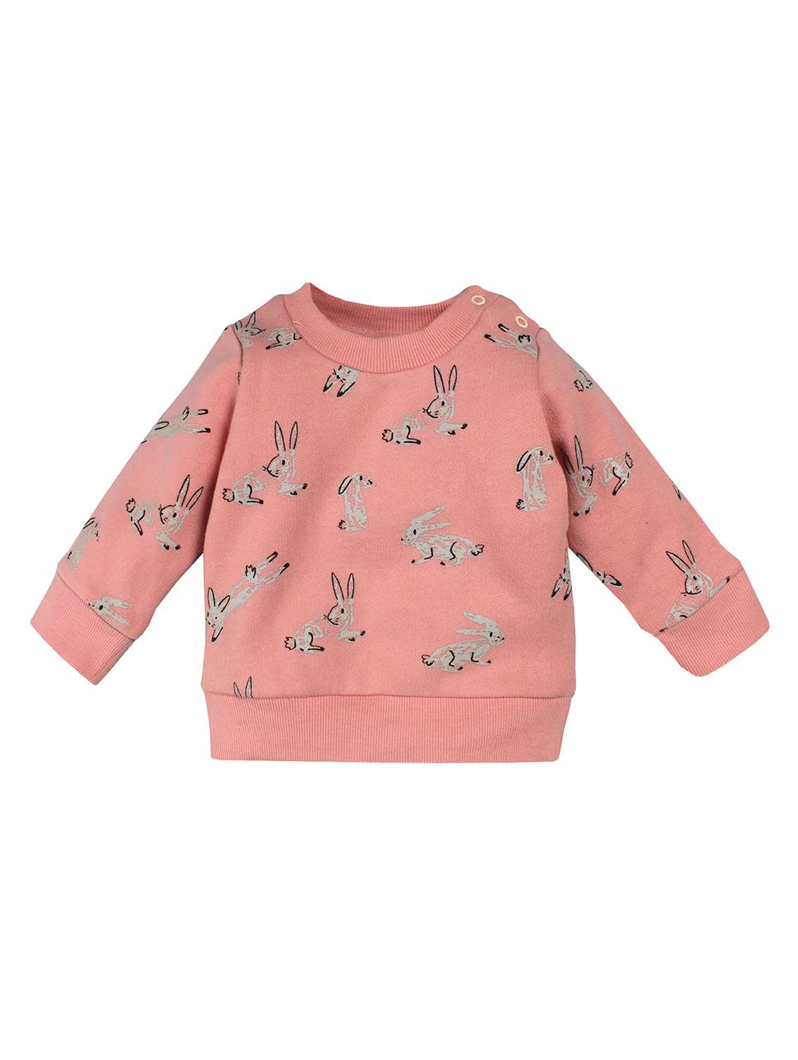 pink cotton sweatshirt
