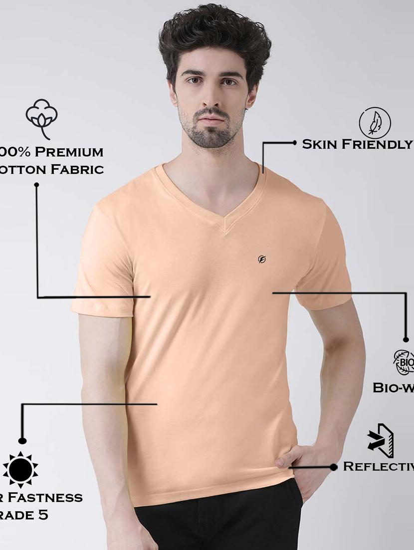 pink solid t-shirt - 17367355 - Standard Image - 3