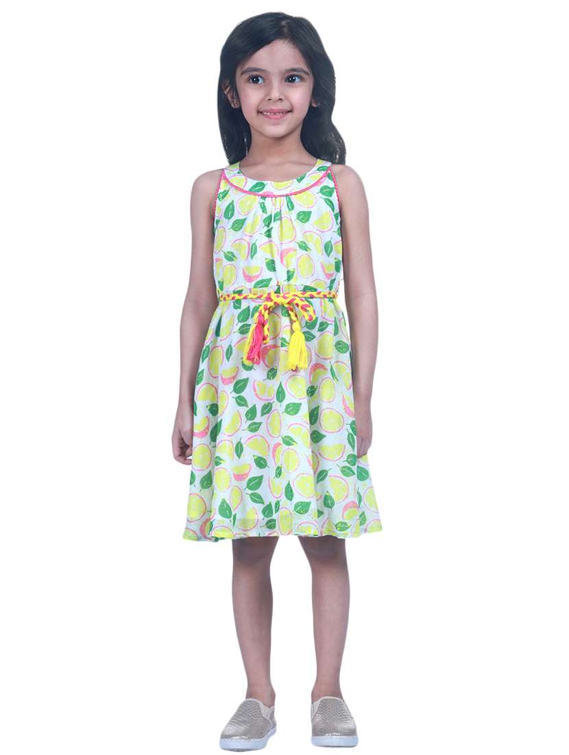yellow cotton frock - 17367634 - Zoom Image - 0
