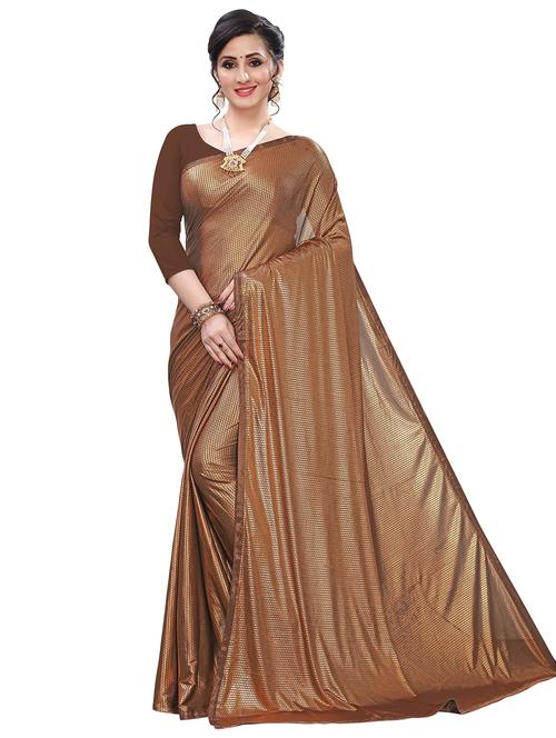 foil printed saree with blouse - 17368100 -  Standard Image - 0