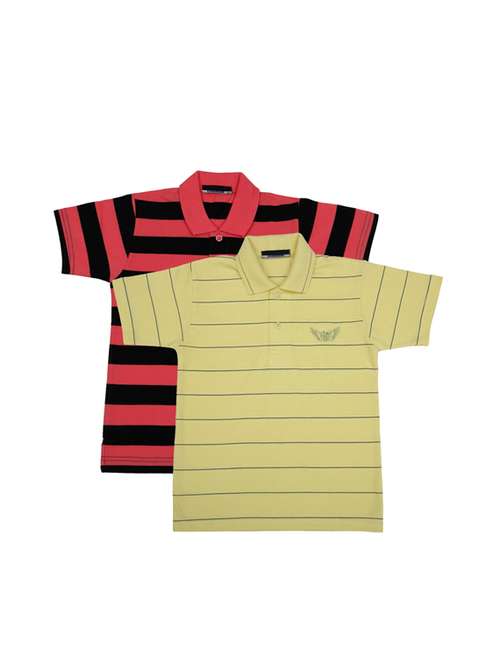 pack of 2 multi colored cotton t-shirt - 17368722 -  Standard Image - 0