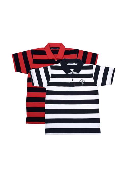 pack of 2 multi colored cotton t-shirt - 17368733 -  Standard Image - 0