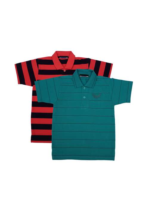 pack of 2 multi colored cotton t-shirt - 17368736 -  Standard Image - 0