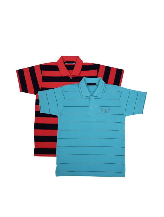 pack of 2 multi colored cotton t-shirt