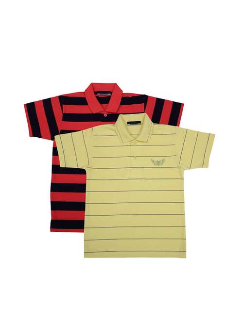 pack of 2 multi colored cotton t-shirt - 17368741 -  Standard Image - 0