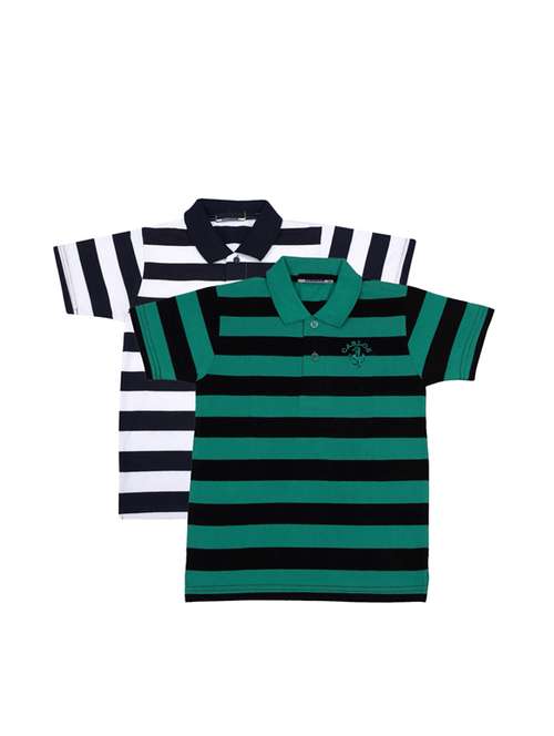 pack of 2 multi colored cotton t-shirt - 17368770 -  Standard Image - 0