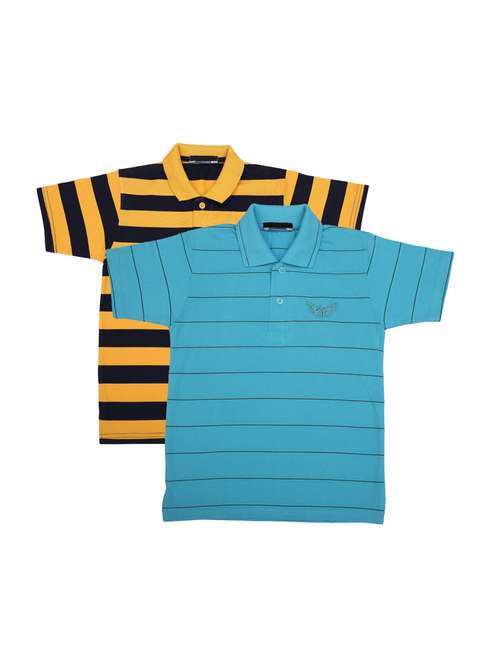 pack of 2 multi colored cotton t-shirt - 17368788 -  Standard Image - 0